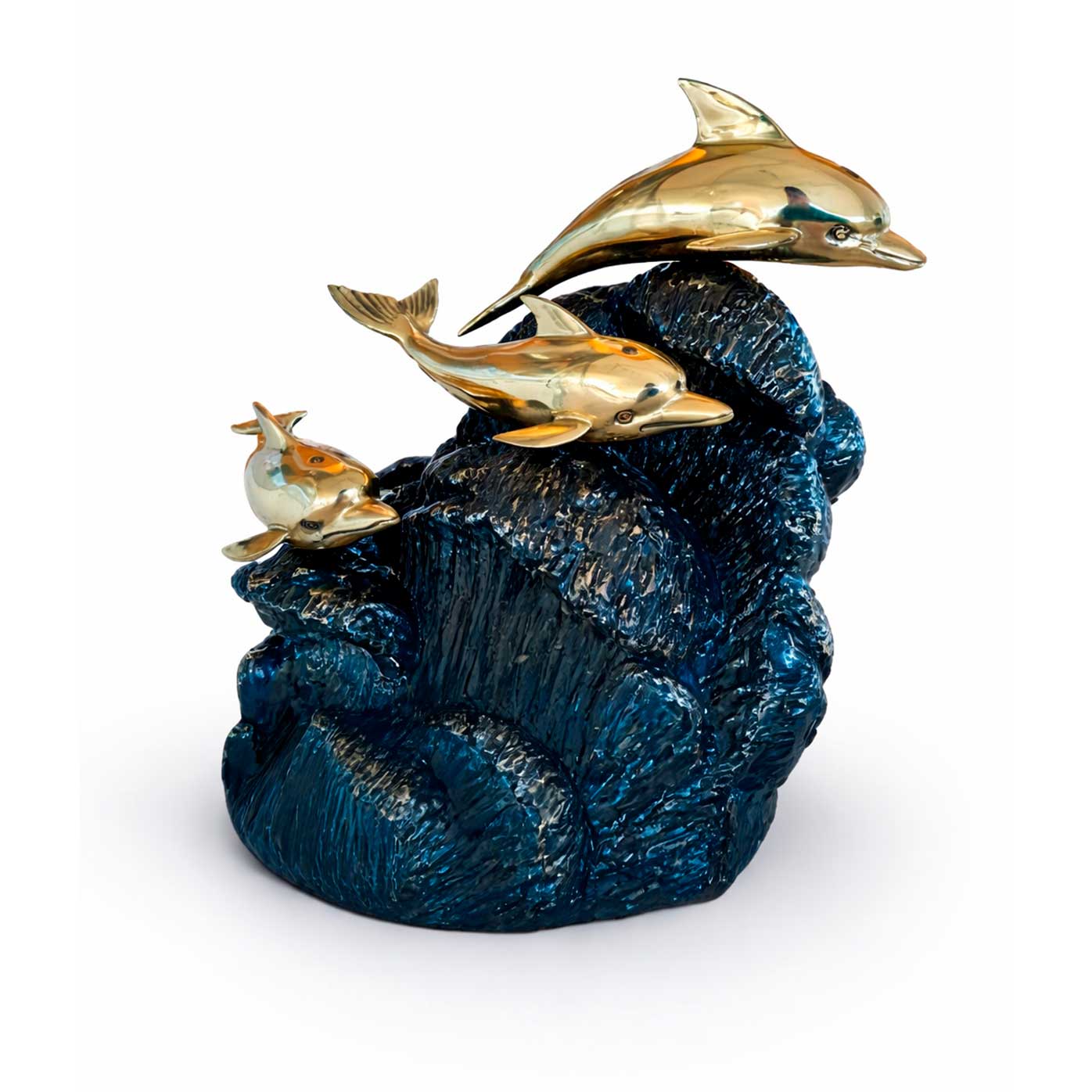 Urna Bronce Delfines